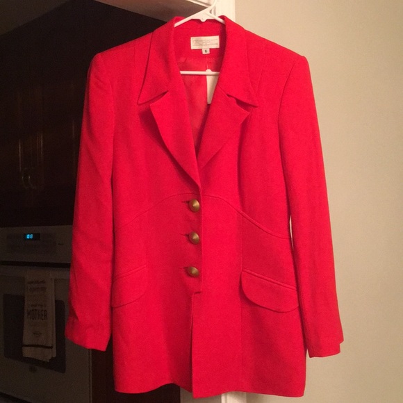 Michael Kors Jackets & Blazers - Vintage cherry red Michael Kors blazer